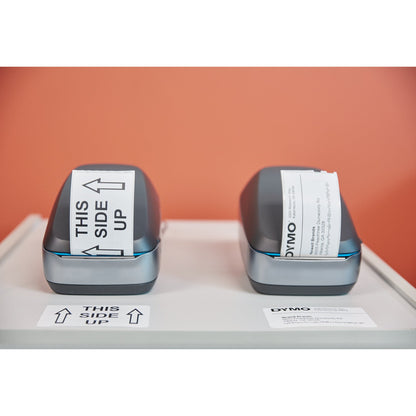 DYMO® Etikettendrucker LabelWriterT Wireless 71 Etik./Min. WiFi, USB inkl. 20 Starter Etiketten (89 x 36 mm), Netzteil, Netzkabel, USB-Kabel, Kurzanleitung, Adressetiketten auf Starterrolle, DYMO®-Software als kostenloser Download