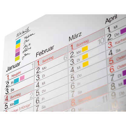 Post-it® Haftstreifen Index Mini 43,2 x 11,9 mm (B x H) rot, gelb, grün, blau 35 Bl./Block 4 Block/Pack.