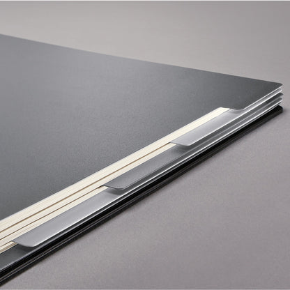 SIGEL Collegeblock Conceptum DIN A4 kariert 80g/m² Kunststoff schwarz 80 Bl.