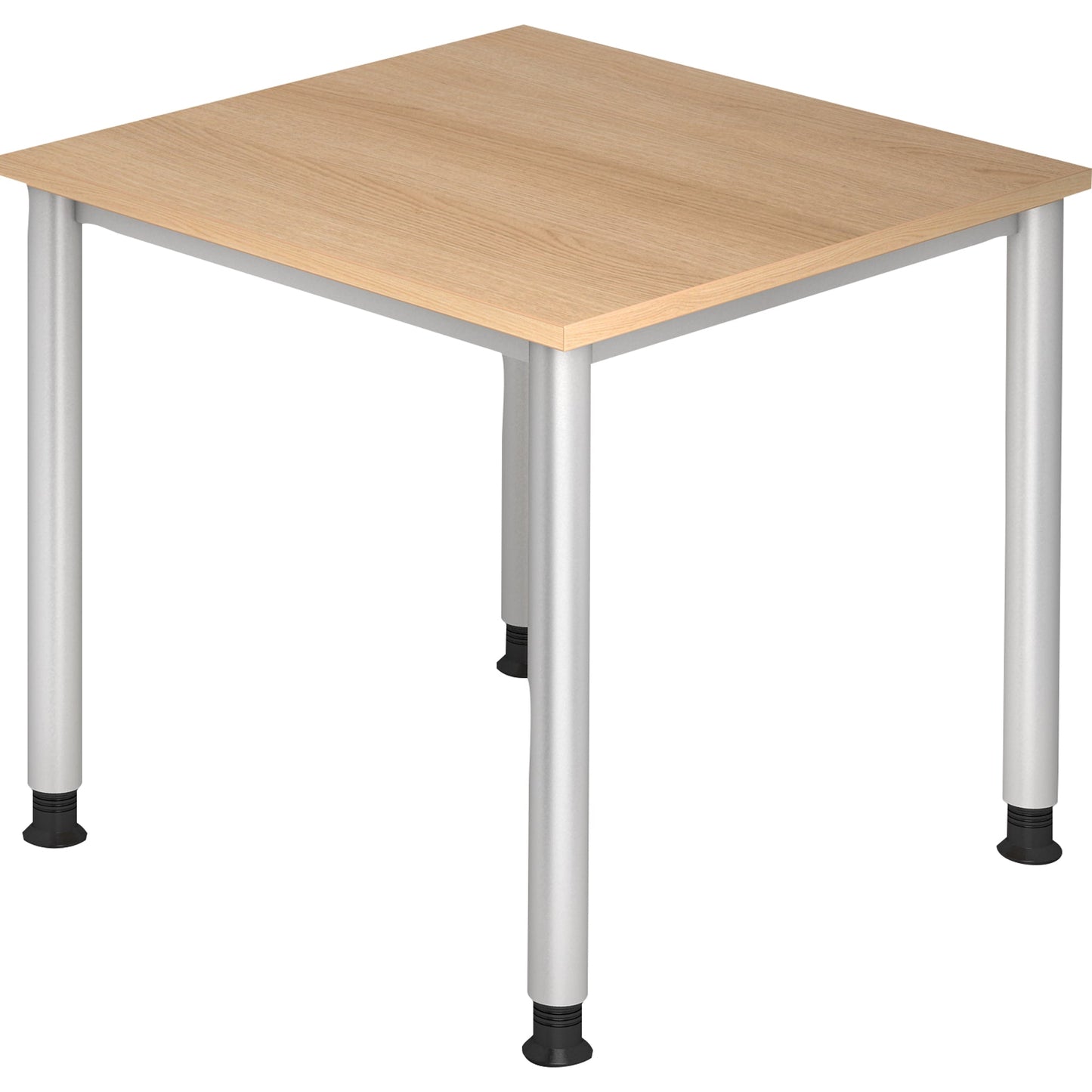 Hammerbacher Schreibtisch Maße: 800 x 680-810 x 800 mm (B x H x T) Spanplatte eiche