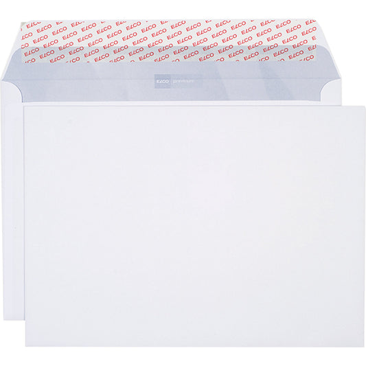 ELCO Versandtasche Premium DIN B4 250 x 353 mm (B x H) mit Haftklebung ohne Fenster 120g/m² ohne Fadenverstärkung hochweiß 250 St./Pack.