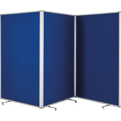 magnetoplan® Präsentationswand large 361 x 180 x 37 cm (B x H x T) blau