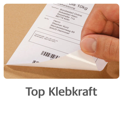 Avery Zweckform Adressetikett 102 x 152 mm (B x H) Papier weiß 475 Etik./Rl. 2 x 475 Etik./Pack.