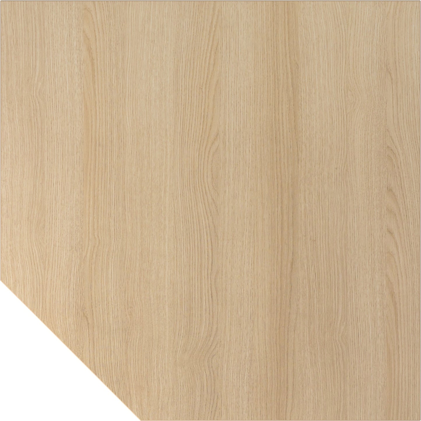 Hammerbacher Verkettungselement Quadrat 1.200 x 685-810 x 1.200 mm (B x H x T) 2,5mm nicht höhenverstellbar Spanplatte, melaminharzbeschichtet eiche