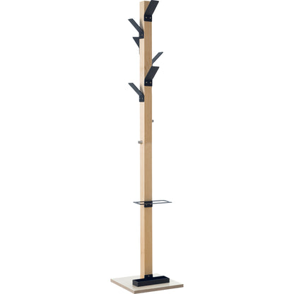 easyCloth® Garderobenständer 35 x 178 cm (Ø x H) Holz