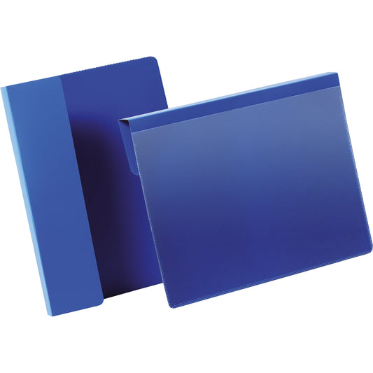 DURABLE Sichttasche DIN A5 quer PVC dunkelblau 50 St./Pack.