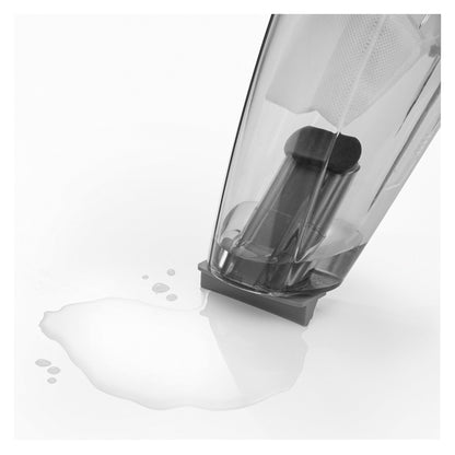 SEVERIN Handstaubsauger S´Power® Home & Car LI 20 0,2l inkl. Gummidüse, Fugendüse, Wandhalterung mit Ladeeinrichtung, 12 V Ladekabel für Zigarettenanzünder 1,2kg schneeweiß/granatrot
