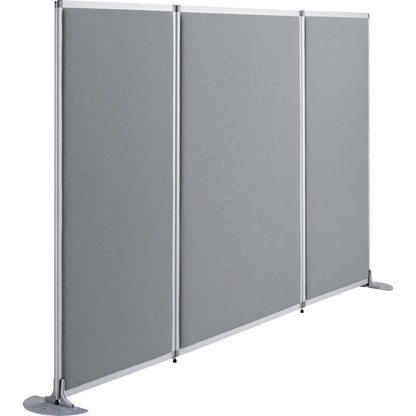 Stellwand MIAMI PLUS 81 x 160 cm (B x H) Polypropylen grau