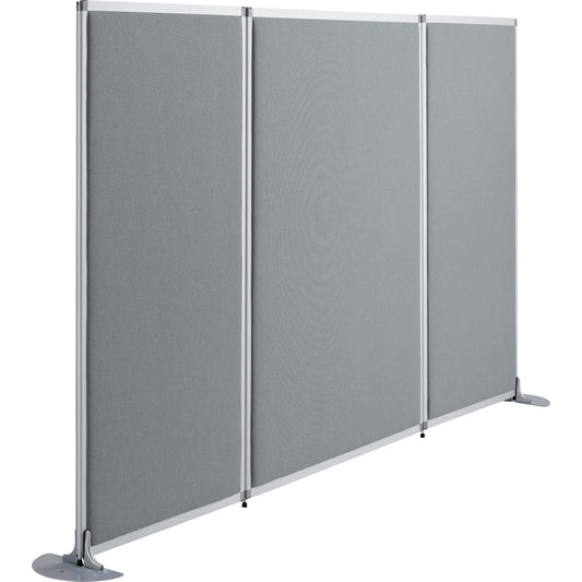Stellwand MIAMI PLUS 81 x 160 cm (B x H) Polypropylen grau