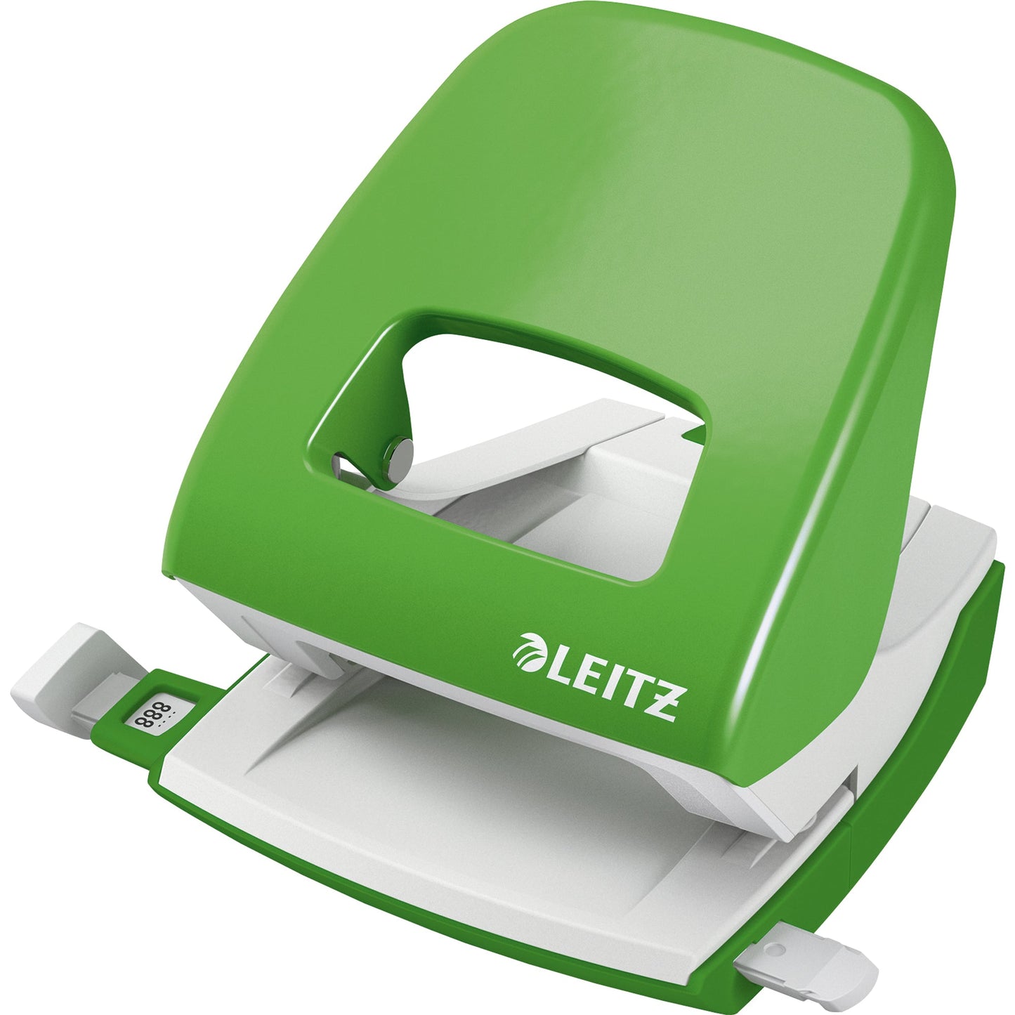 Leitz Locher NeXXt 5008 8cm 30 Bl. (80 g/m²) mit Anschlagschiene hellgrün