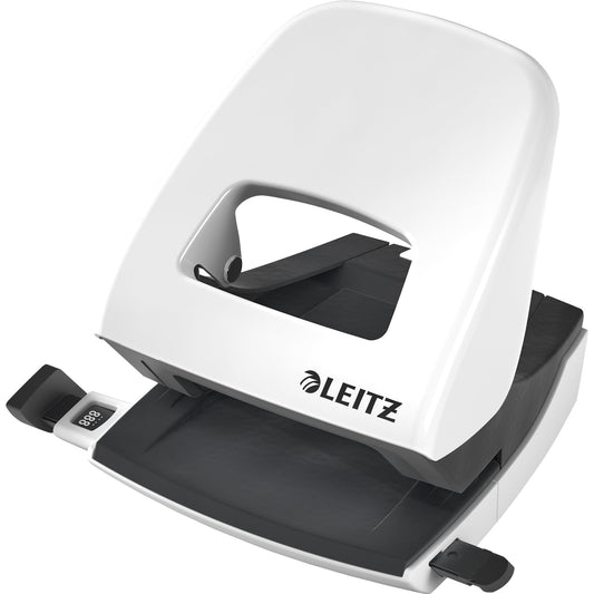 Leitz Locher NeXXt WOW 5008 8cm 30 Bl. (80 g/m²) mit Anschlagschiene weiß
