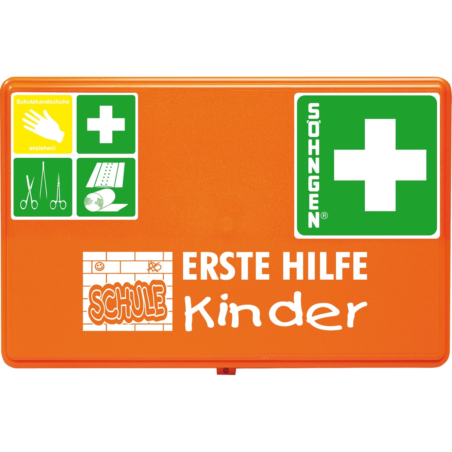 SÖHNGEN® Erste Hilfe Koffer SCHULE ca. 26 x 16 x 8 cm (B x H x T) orange