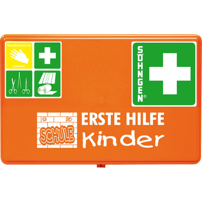 SÖHNGEN® Erste Hilfe Koffer SCHULE ca. 26 x 16 x 8 cm (B x H x T) orange