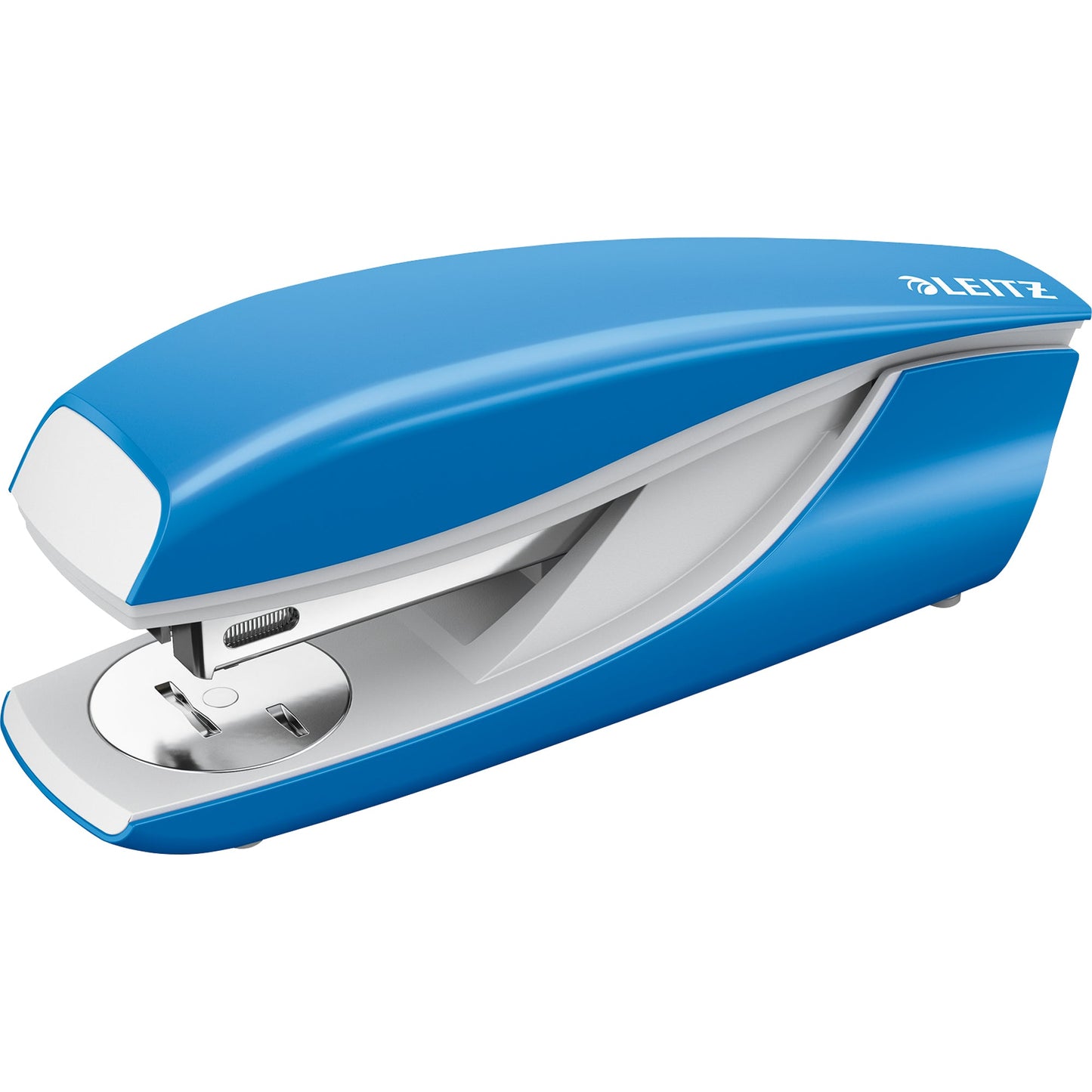 Leitz Heftgerät NeXXt 5502 24/6, 26/6 fest/lösbar/nageln 30 Bl. (80 g/m²) Metall/Kunststoff hellblau