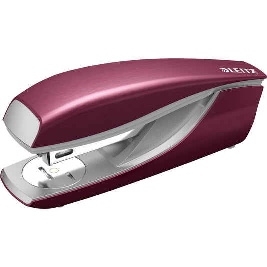 Leitz Heftgerät NeXXt Style 5562 24/6, 26/6 fest/lösbar/nageln 30 Bl. (80 g/m²) Metall granat rot