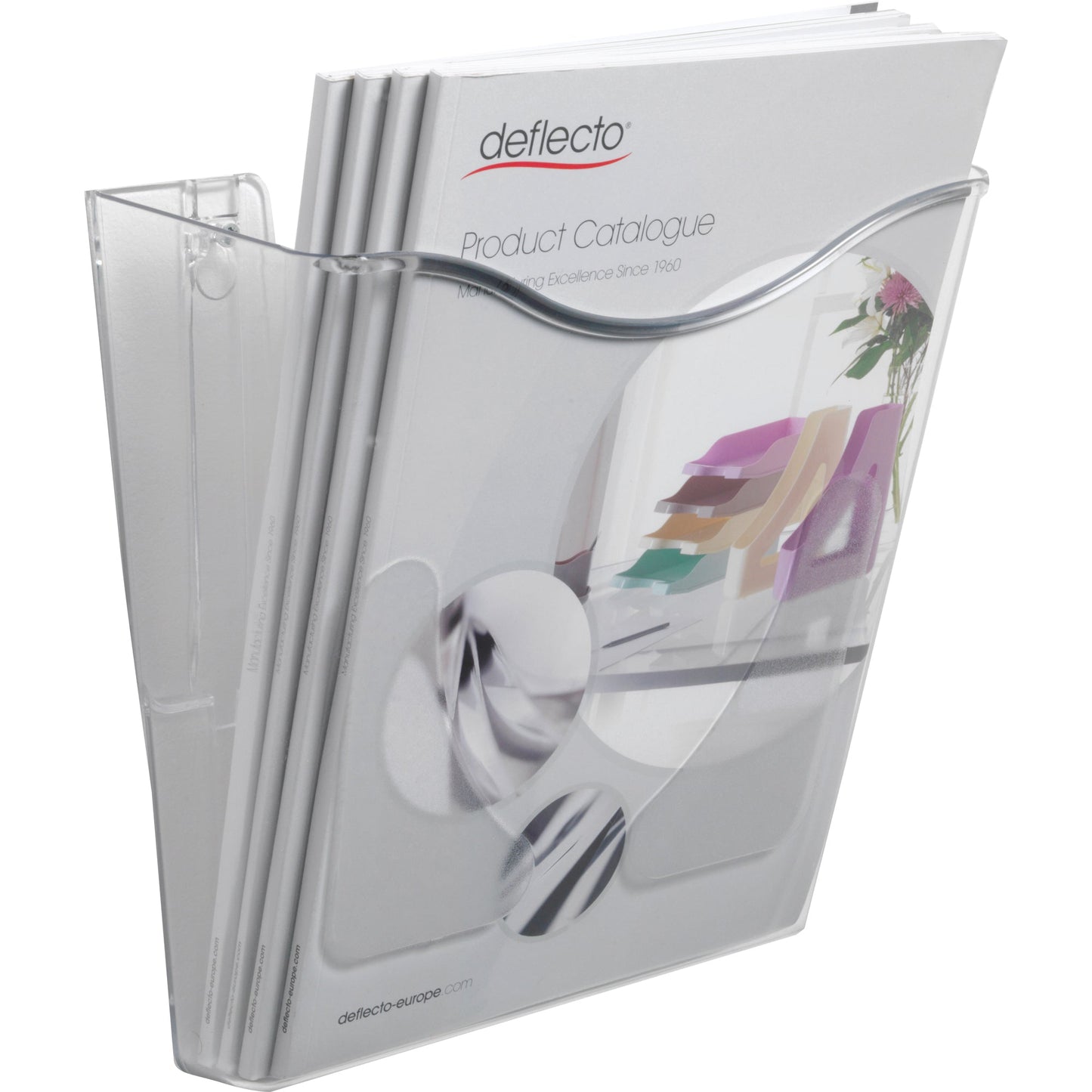 Deflecto® Prospekthalter DocuPocket 26,9 x 25,3 x 9,7 cm (B x H x T) DIN A4 Polystyrol transparent 1 Fach