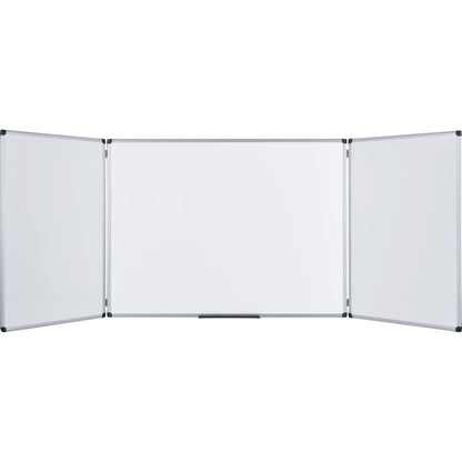 Bi-office Whiteboard Trio Earth Maße der Oberfläche: 90/180 x 60 cm (B x H) Tafel magnethaftend nicht beidseitig beschreibbar Stahl lackiert weiß