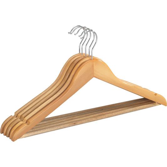 WENKO Kleiderbügel Eco Holz braun 5 St./Pack.