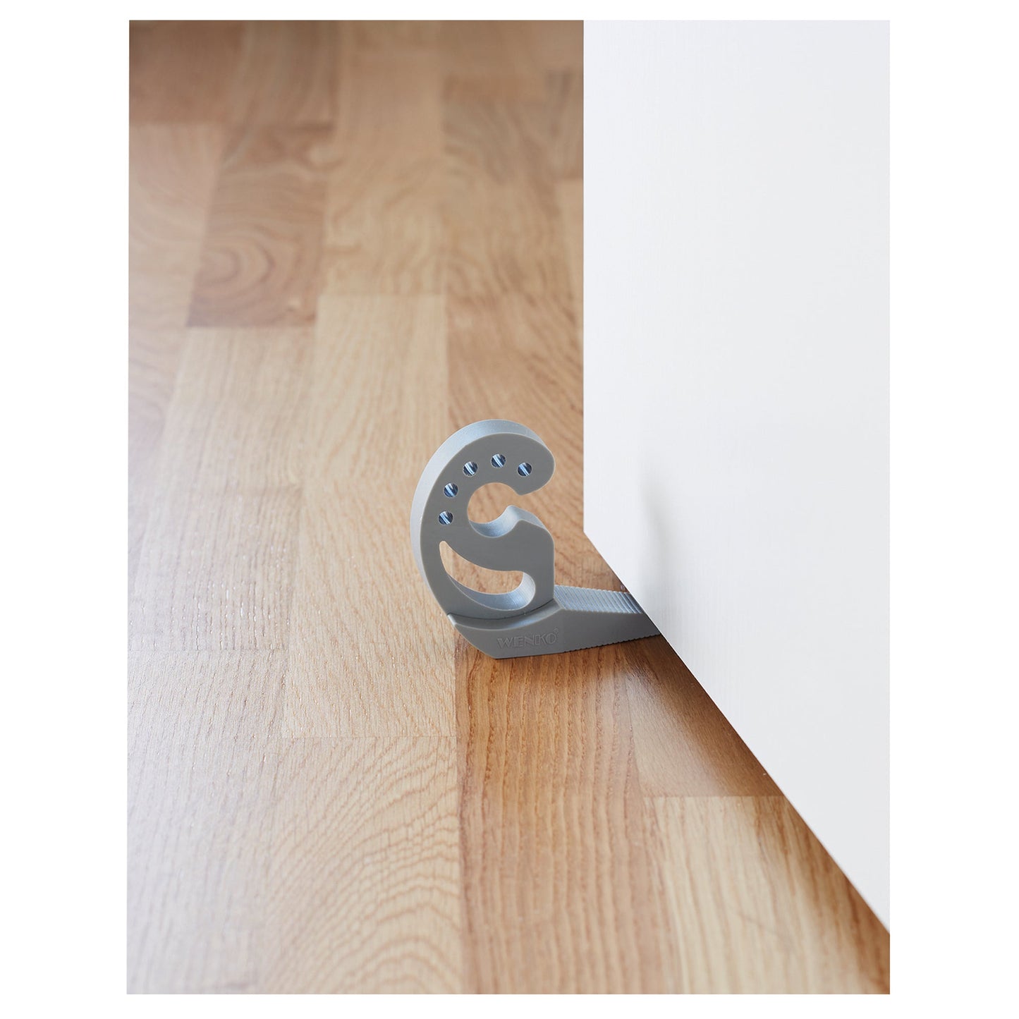 WENKO Türstopper Multi-STOP® 11,8 x 7,7 x 2,5 cm (B x H x T) Thermoplastischer Gummi grau
