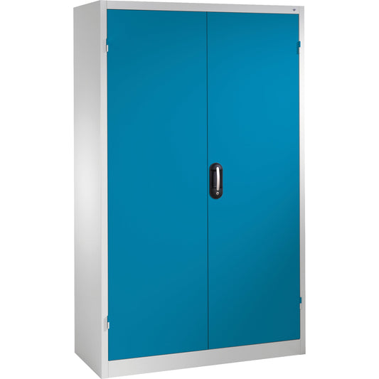 C+P Werkzeugschrank Serie 89 1.200 x 1.950 x 400 mm (B x H x T) Stahl, lackiert Farbe der Front: lichtblau Farbe des Korpus: lichtgrau