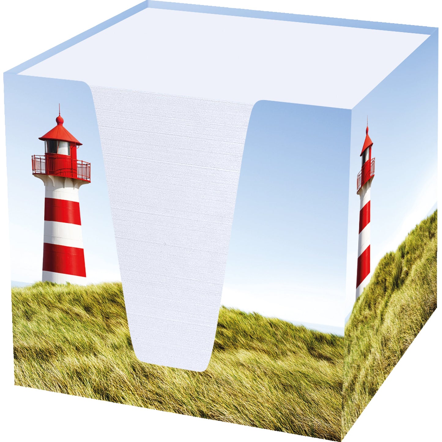 RNK Verlag Zettelbox 9,2 x 9,2 x 9,2 cm (B x H x T) 9 x 9 cm (B x H) 900 Bl. gefüllt Karton