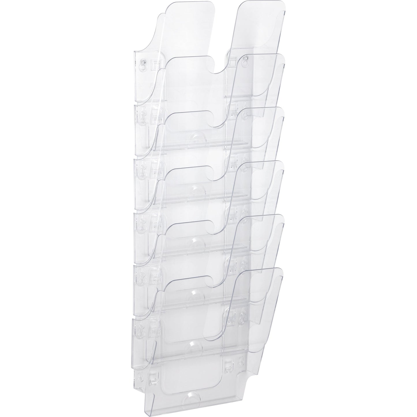 DURABLE Prospekthalter FLEXIPLUS 6 24,7 x 108 x 10 cm (B x H x T) DIN A4 Polystyrol transparent 6 Fächer
