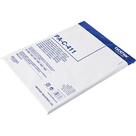Brother Thermopapier DIN A4 Verwendung für Druckertyp: PJ 720 Serie, -700 Serie, 620 Serie, -660 Serie, -760 Serie, -560 Serie, -673, -520 Serie weiß 100 Bl./Pack.