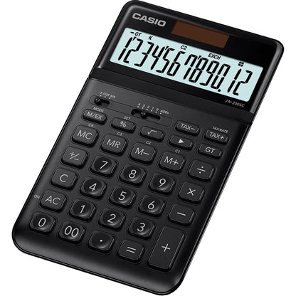 CASIO® Tischrechner JW-200SC 109 x 11 x 184 mm (B x H x T) Batterie, Solar-Energie schwarz