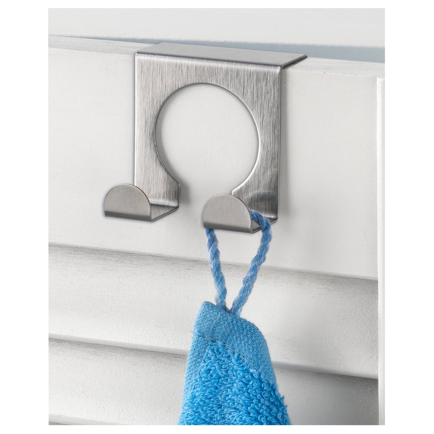 Maximex Garderobenhaken 5 x 5 x 5 cm (B x H x T) Edelstahl silber 2 St./Pack.