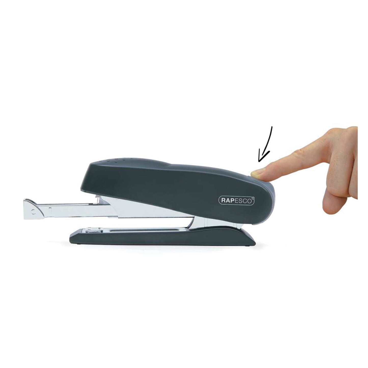 RAPESCO Heftgerät Luna 24/6-8, 26/6-8 fest/lösbar 50 Bl. (80 g/m²) Kunststoff/Stahl schwarz