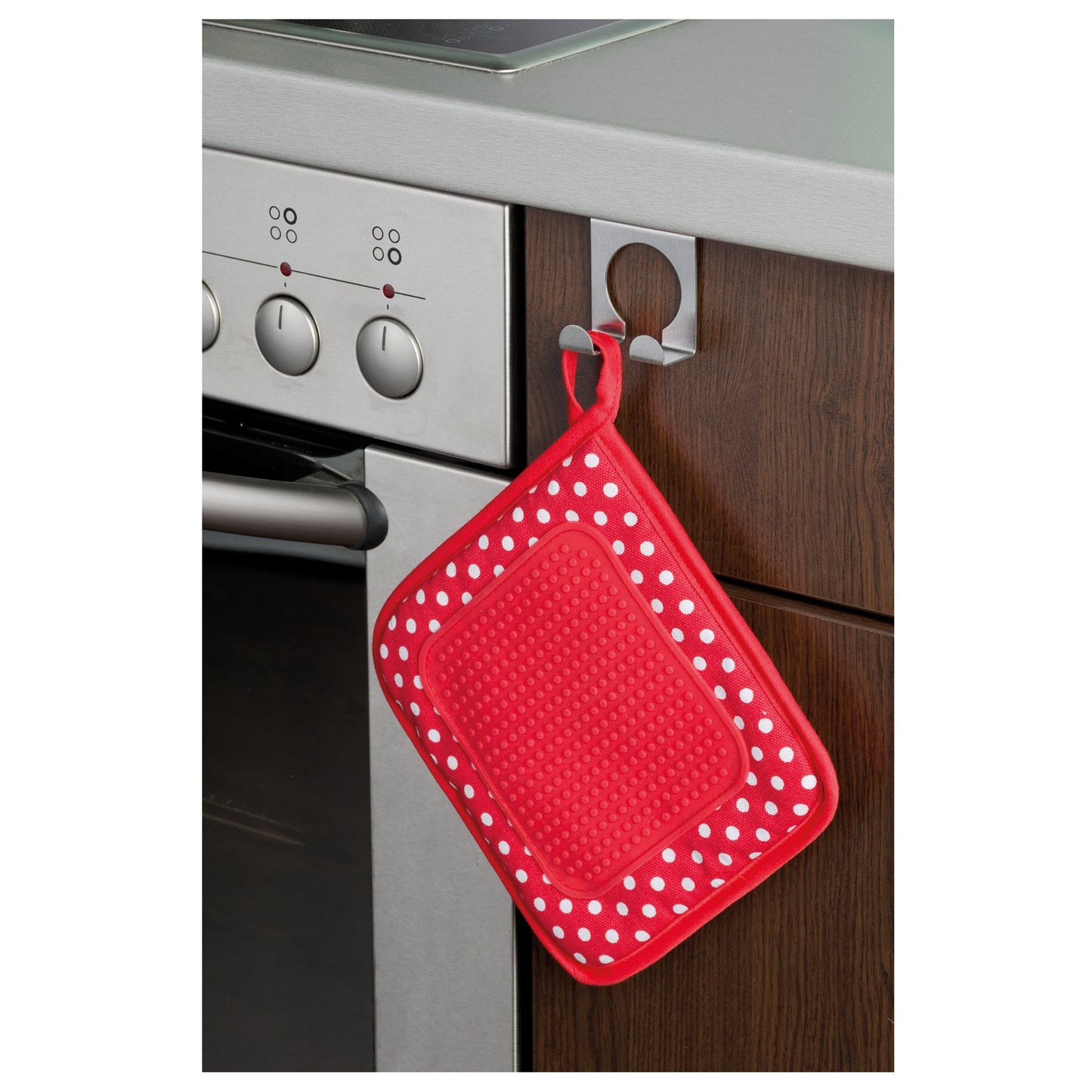 Maximex Garderobenhaken 5 x 5 x 5 cm (B x H x T) Edelstahl silber 2 St./Pack.