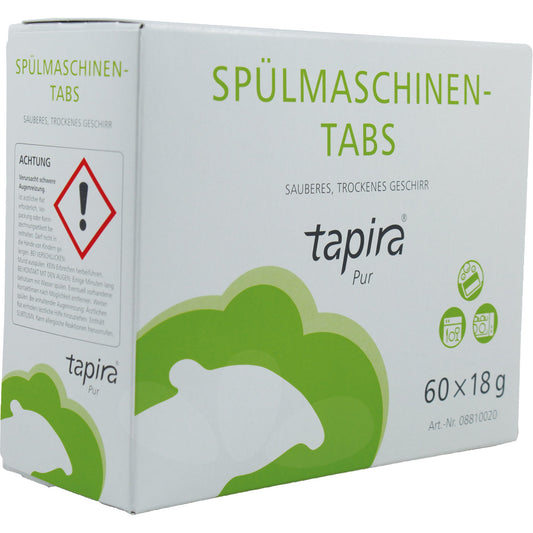 tapira Spülmaschinentabs 60 x 18 g/Pack.