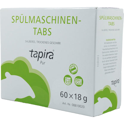 tapira Spülmaschinentabs 60 x 18 g/Pack.