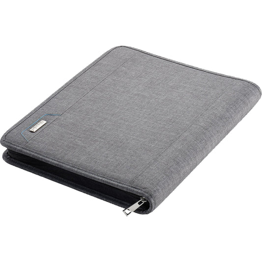 Alassio® Schreibmappe LAZIO 28,5 x 36 x 5 cm (B x H x T) Polyester grau