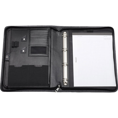 Alassio® Schreibmappe LAZIO 28,5 x 36 x 5 cm (B x H x T) Polyester grau