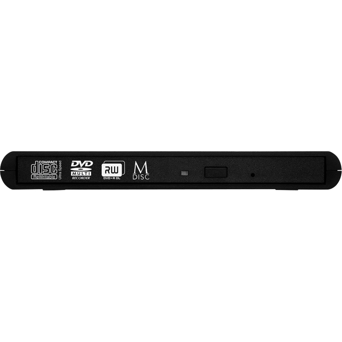 Verbatim Laufwerk extern Slimline CD/DVD 146 x 17 x 146 mm (B x H x T) USB 2.0 M-DISC Archivmedien Windows®, Mac universell inkl. Schnellstartanleitung schwarz