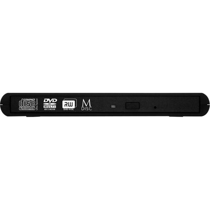 Verbatim Laufwerk extern Slimline CD/DVD 146 x 17 x 146 mm (B x H x T) USB 2.0 M-DISC Archivmedien Windows®, Mac universell inkl. Schnellstartanleitung schwarz