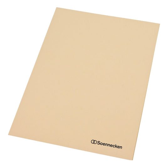 Soennecken Aktendeckel DIN A4 250g/m² Recyclingkarton chamois 100 St./Pack.