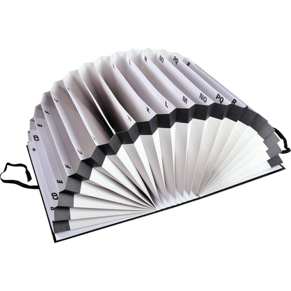 Exacompta Vorordner 34 x 38,5 cm (B x H) A-Z schwarz 20 Fächer
