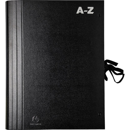 Exacompta Vorordner 34 x 38,5 cm (B x H) A-Z schwarz 20 Fächer