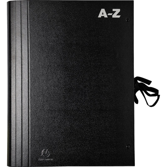 Exacompta Vorordner 34 x 38,5 cm (B x H) A-Z schwarz 20 Fächer