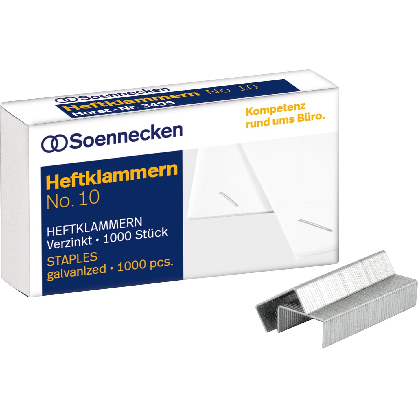 Soennecken Heftklammer No. 10 Heftzange No. 10 1.000 St./Pack.