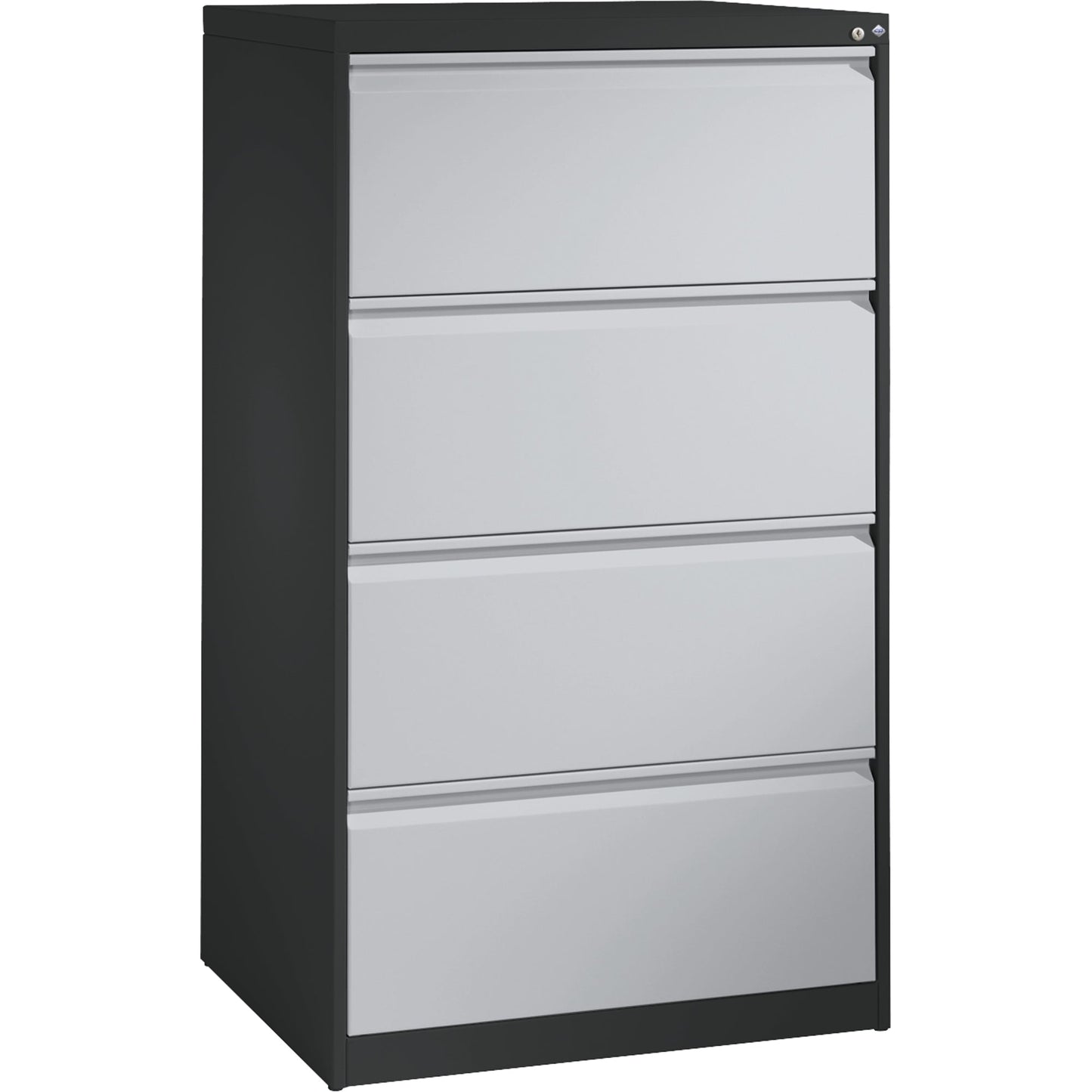 C+P Hängeregistraturschrank Acurado 787 x 1.357 x 590 mm (B x H x T) Stahl, lackiert Farbe der Front: lichtgrau Farbe des Korpus: anthrazit