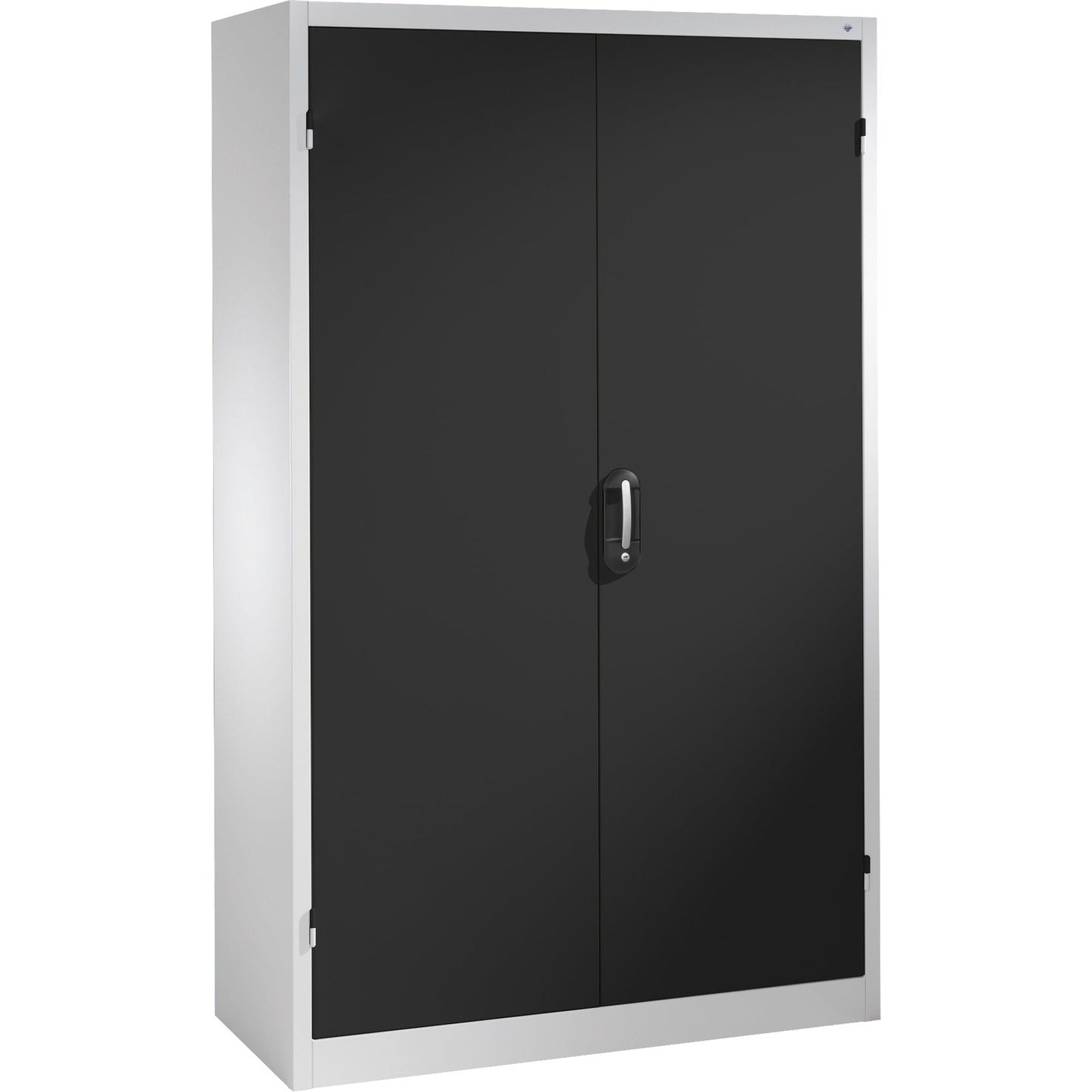 C+P Werkzeugschrank Serie 89 1.200 x 1.950 x 400 mm (B x H x T) Stahl, lackiert Farbe der Front: schwarzgrau Farbe des Korpus: lichtgrau