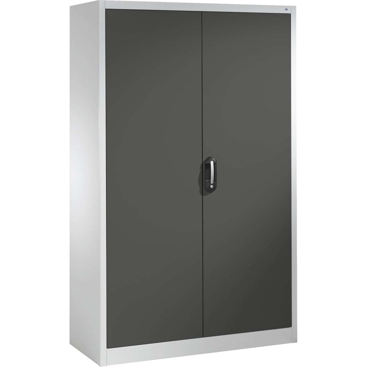C+P Werkzeugschrank Serie 89 1.200 x 1.950 x 500 mm (B x H x T) Stahl, lackiert Farbe der Front: schwarzgrau Farbe des Korpus: lichtgrau