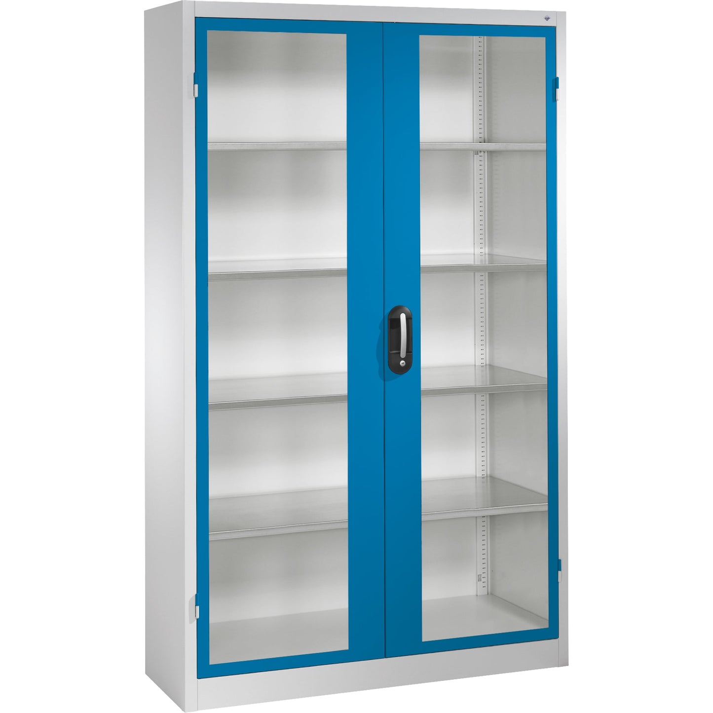 C+P Werkzeugschrank Serie 89 1.200 x 1.950 x 400 mm (B x H x T) Stahl, lackiert Farbe der Front: lichtblau Farbe des Korpus: lichtgrau