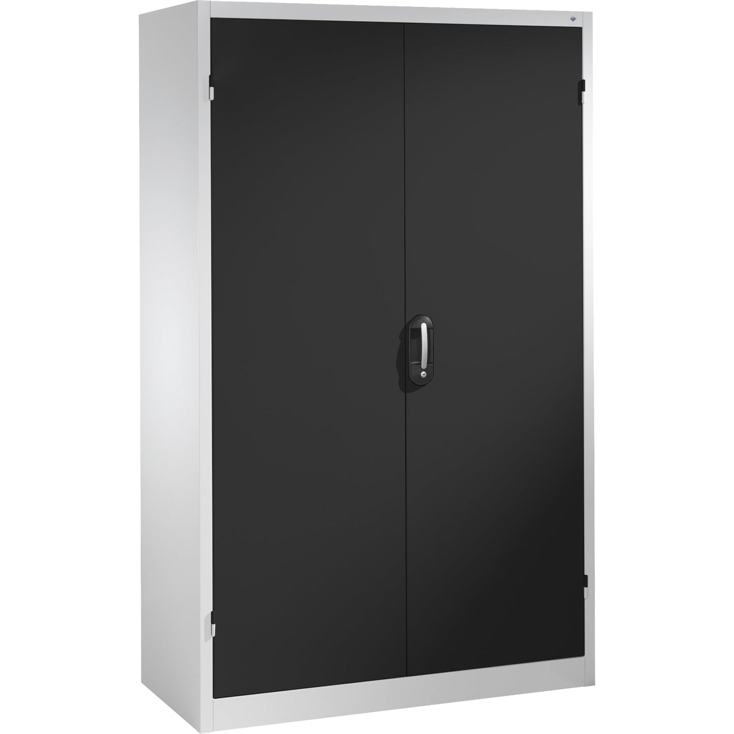 C+P Werkzeugschrank Serie 89 1.200 x 1.950 x 500 mm (B x H x T) Stahl, lackiert Farbe der Front: schwarzgrau Farbe des Korpus: lichtgrau