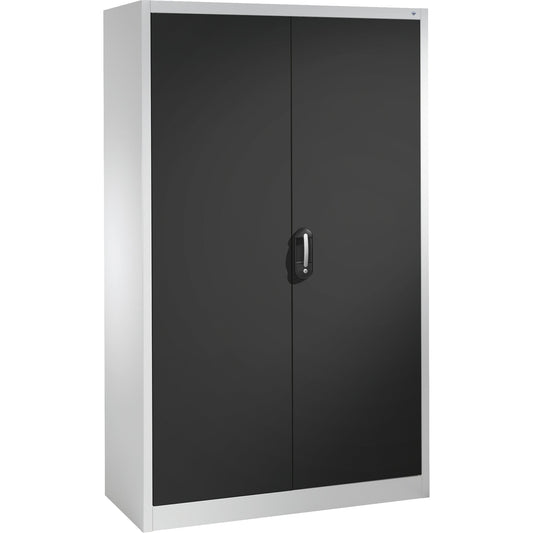 C+P Werkzeugschrank Serie 89 1.200 x 1.950 x 400 mm (B x H x T) Stahl, lackiert Farbe der Front: schwarzgrau Farbe des Korpus: lichtgrau