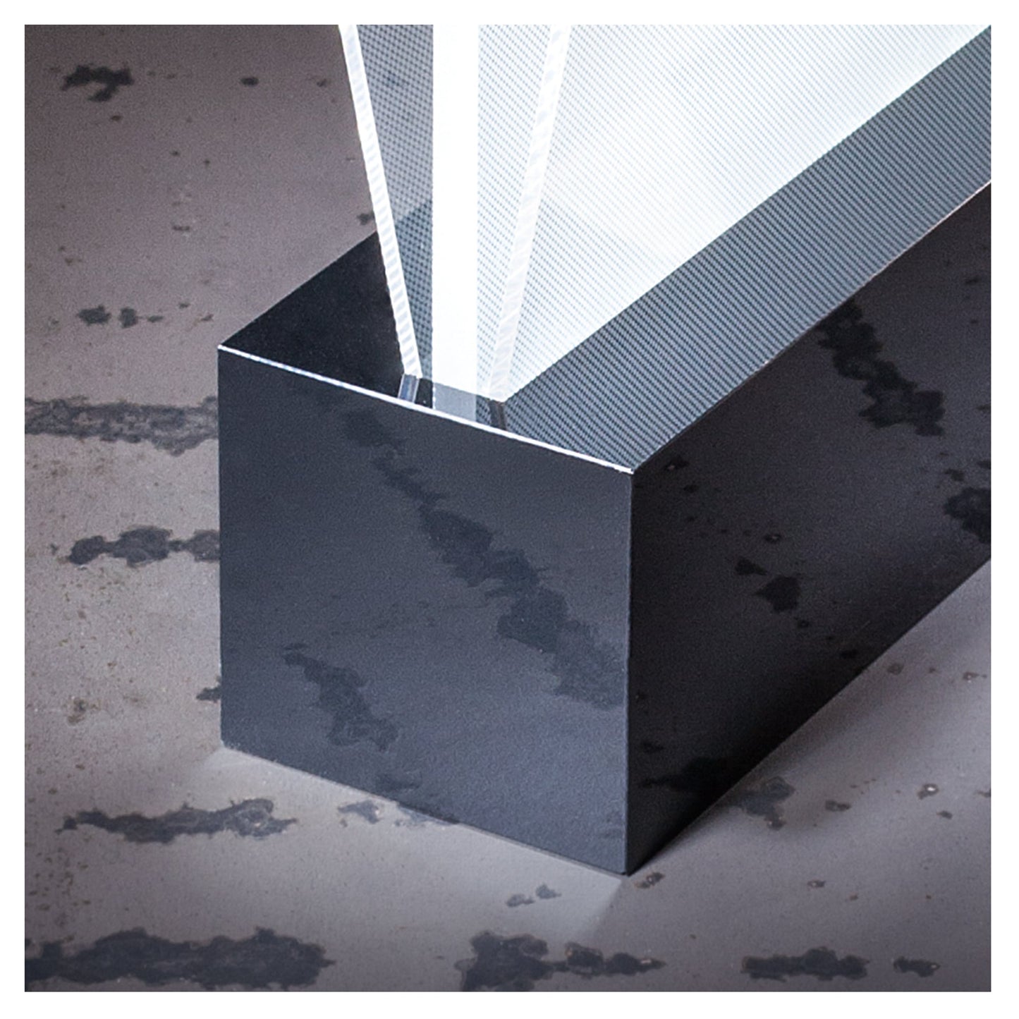 SIGEL Tischaufsteller Luminous 15,9 x 25,4 x 4,6 cm (B x H x T) DIN A5 beidseitig verwendbar Acryl glasklar/schwarz