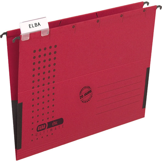 ELBA Hängetasche chic® ULTIMATE® DIN A4 240g/m² Karton rot